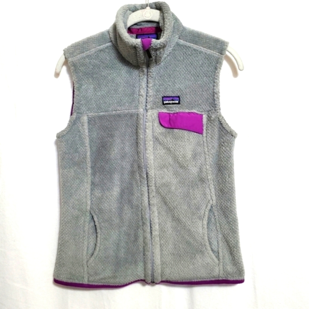Patagonia Re-Tool Snap-T Vest Gray Pink Women's Medium